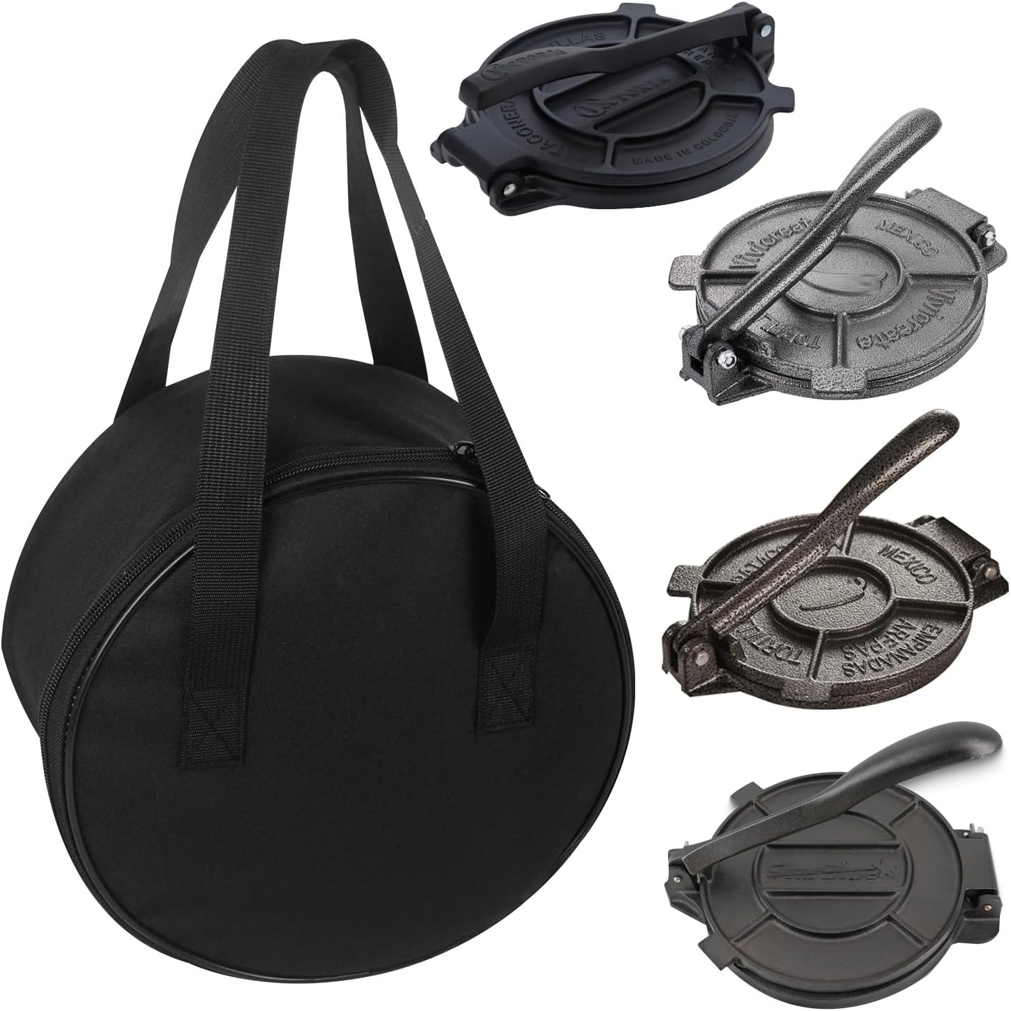 Carrying Bag for 8 Inches Cast Iron Tortilla Press,Outdoor Travel Case