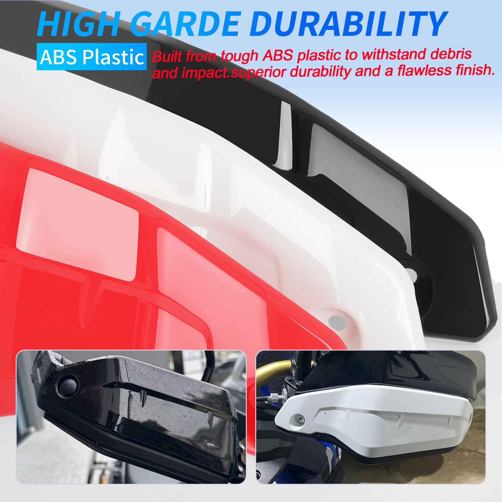 Moto Accesorios X-ADV 750 21-24 Protector Manillar Paramanos Guardamanos cubremanos Deflector de viento para Ho&n&da CRF 1100 L CRF1100L Africa Twin ADV Sports 20-25 (Negro)