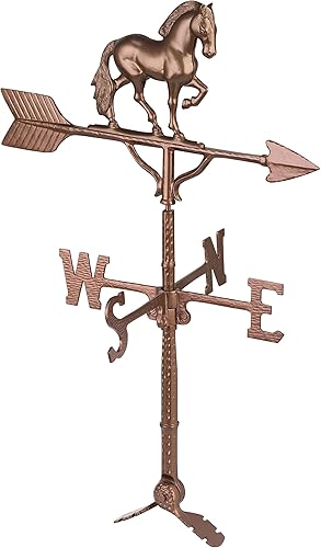 Paleta de aluminio 3D para caballos - Decoración de metal para techo de paletas de viento - Soporte incluido (4 para elegir) - Fabricado en los disponible en Yaxa Peru