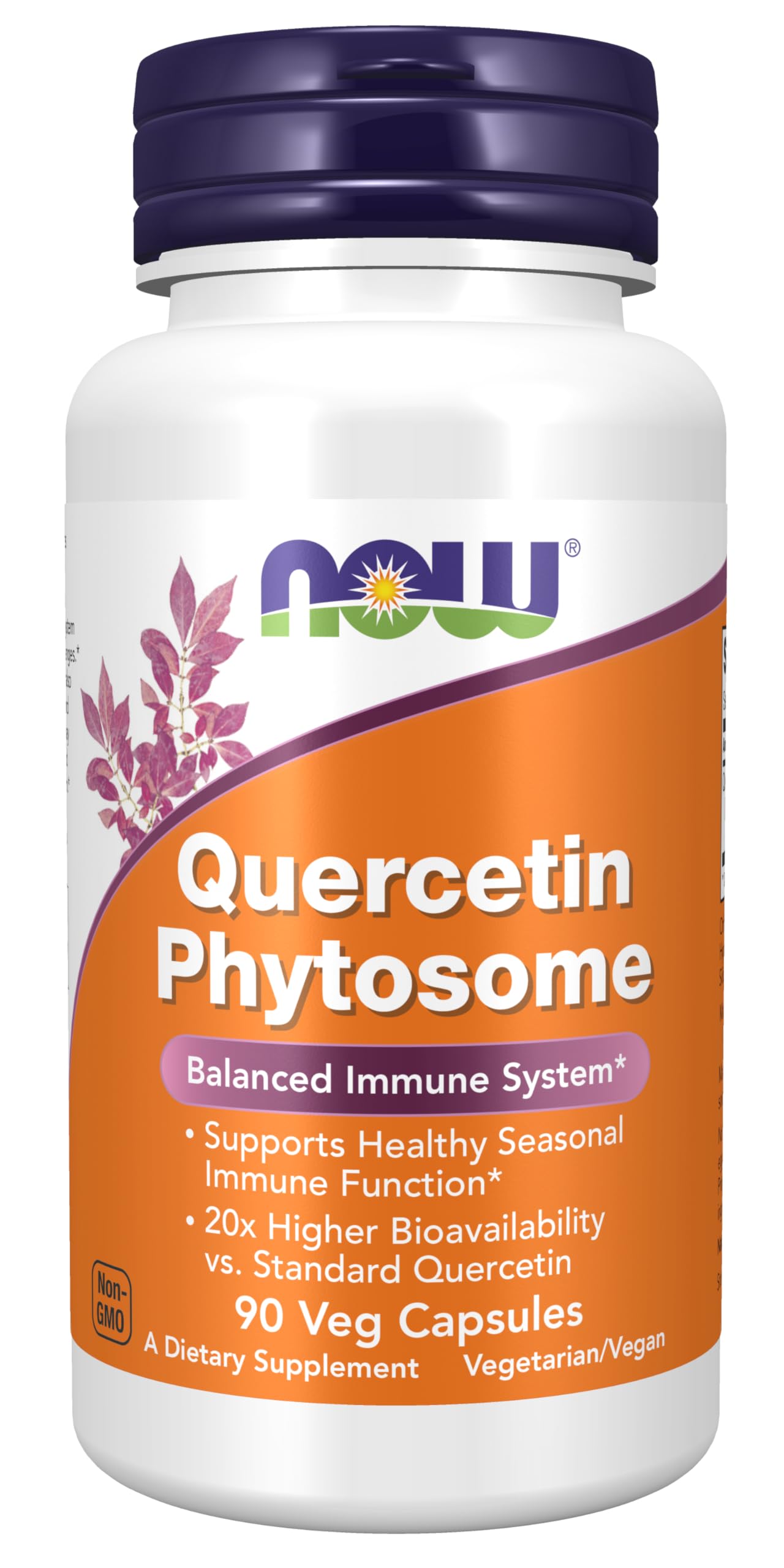 Supplements, Quercetin Phytosome 250mg, Balanced Immune System, 90 Vcaps