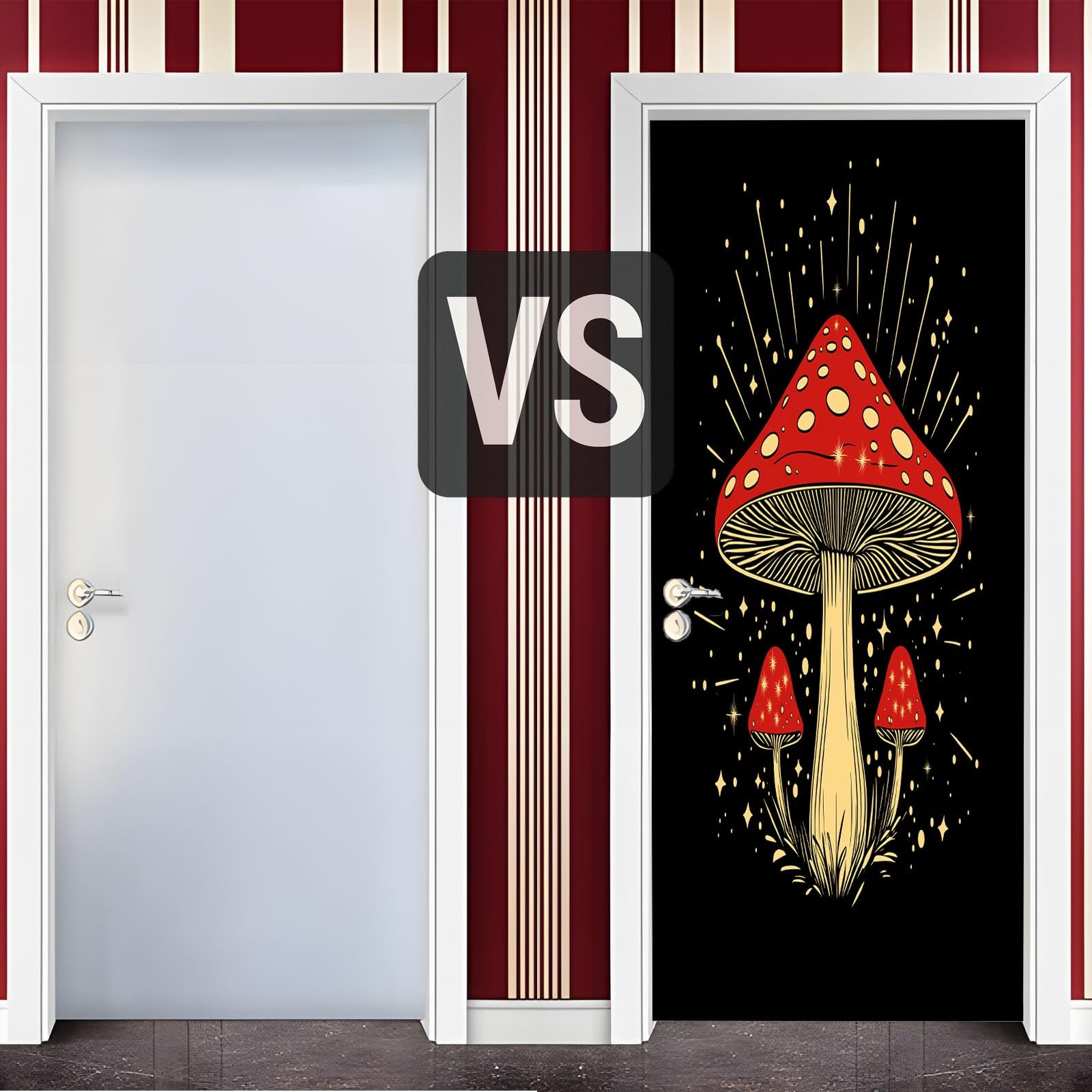 Naklejki ścienne samoprzylepne czarne 85x215 cm do pokoju dziecięcego