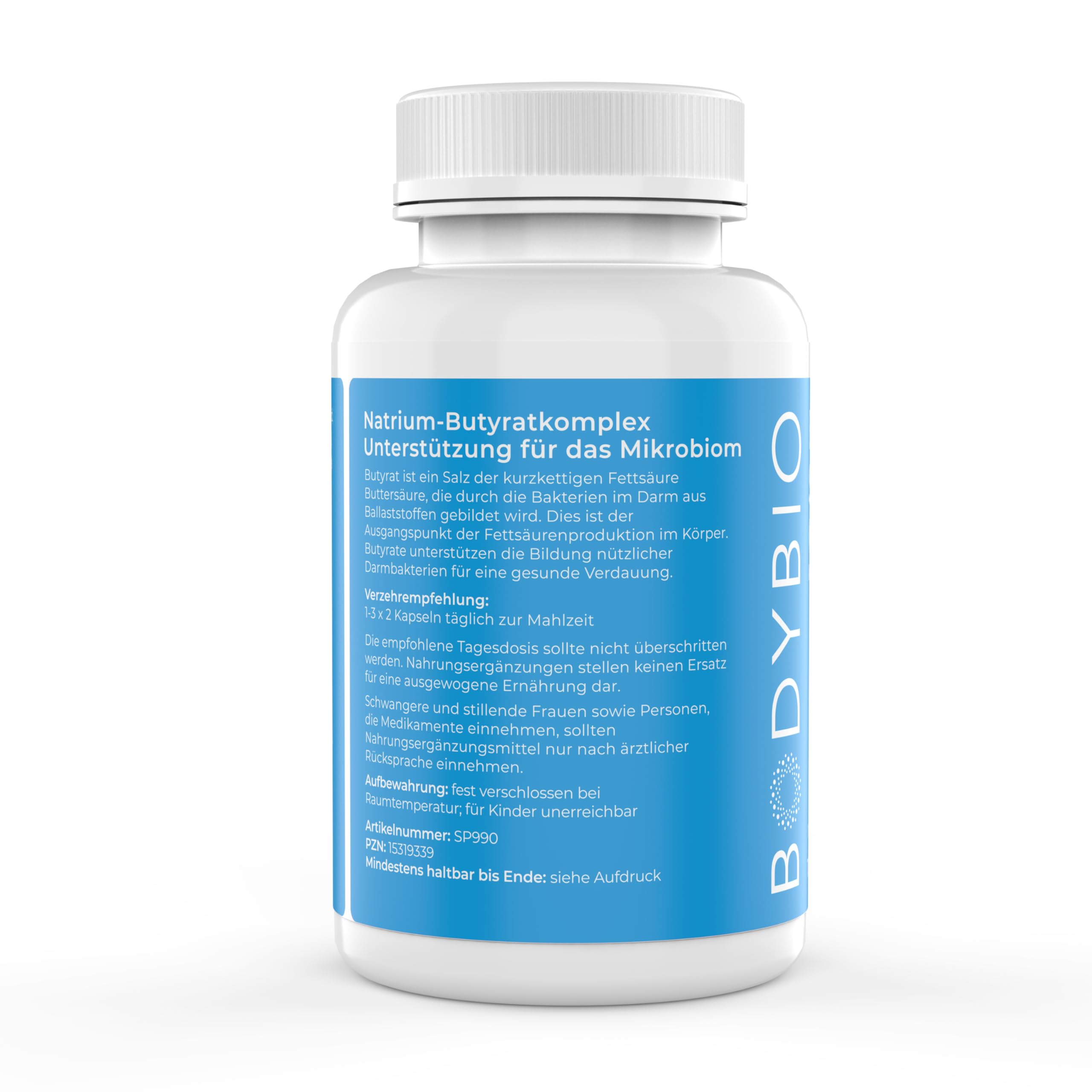 BodyBio Butyrate Sodium (Natrium) 100 Kps 91 g