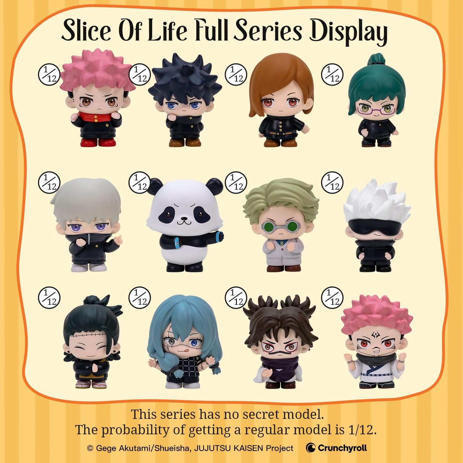 puremind JJK Blind Box mini figurki 12 sztuk, oficjalny zestaw figurek Jujutsu Kaisen, Gojo Satoru, Yuji Itadori, Sukuna, kolekcjonerski zestaw upominkowy anime, pełny zestaw bez duplikatów dla