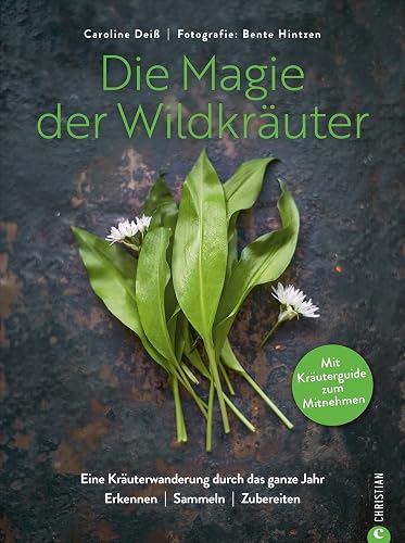 Wildkräuter Kochbuch: Die Magie der Wildkräuter. Eine Kräuterwanderung durch das ganze Jahr. Erkennen, sammeln, zubereiten – Mit Extraheft zum Mitnehmen. Wildkräuter bestimmen, Rezepte Wildpflanzen.