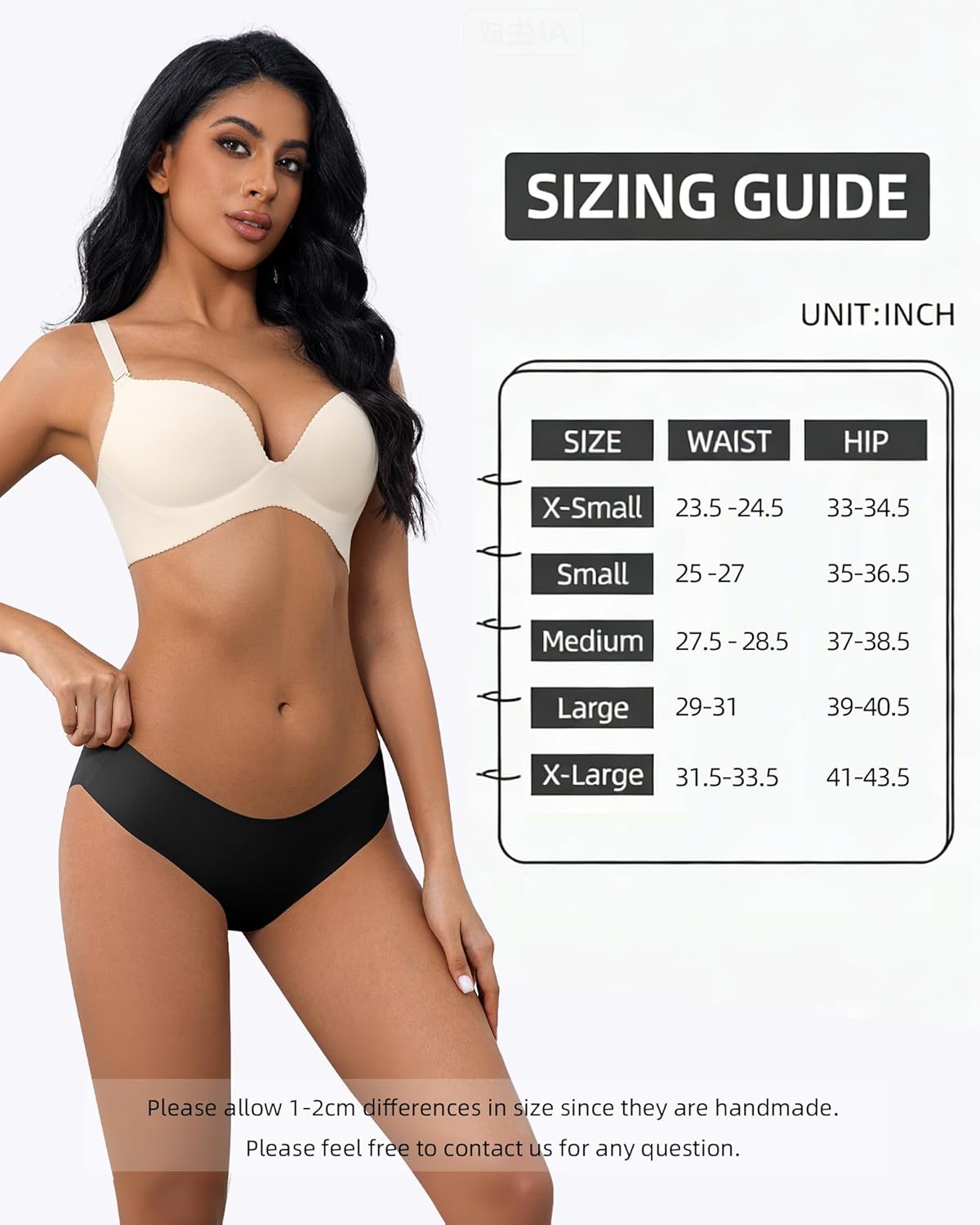 Womens Seamless Underwear No Show Stretch Bikini Panties No Panty Line Invisibles Hipster Briefs Soft Silky 6 Pack - Image 7