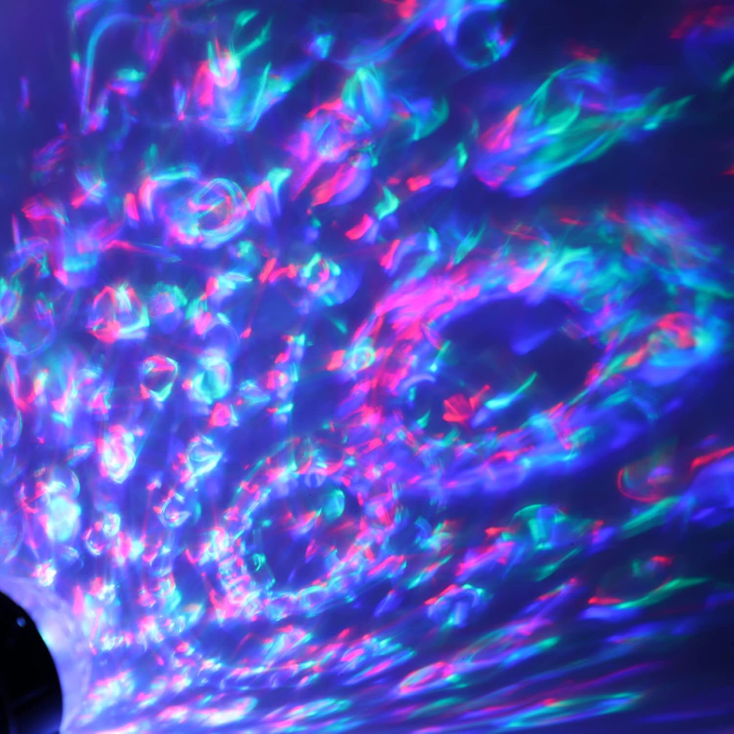 Preboun 3 Pcs Water Light Projector Ocean Wave Light Outdoor Water Effect Night Projector, 15 Colors LED Waterproof with Remote for Halloween Wedding Party Landscape Wall Tree Decoration(Water Wave)