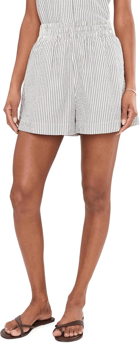 Madewell E Waist Pull-On - Seersucker