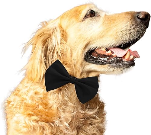 Miniatura 9 de Ruse Pajarita para mascotas perros y gatos Salmón Sólido Fácil de Usar Correa Elástica Antirozaduras Regalo para Mascotas Perros y Gatos Bufanda