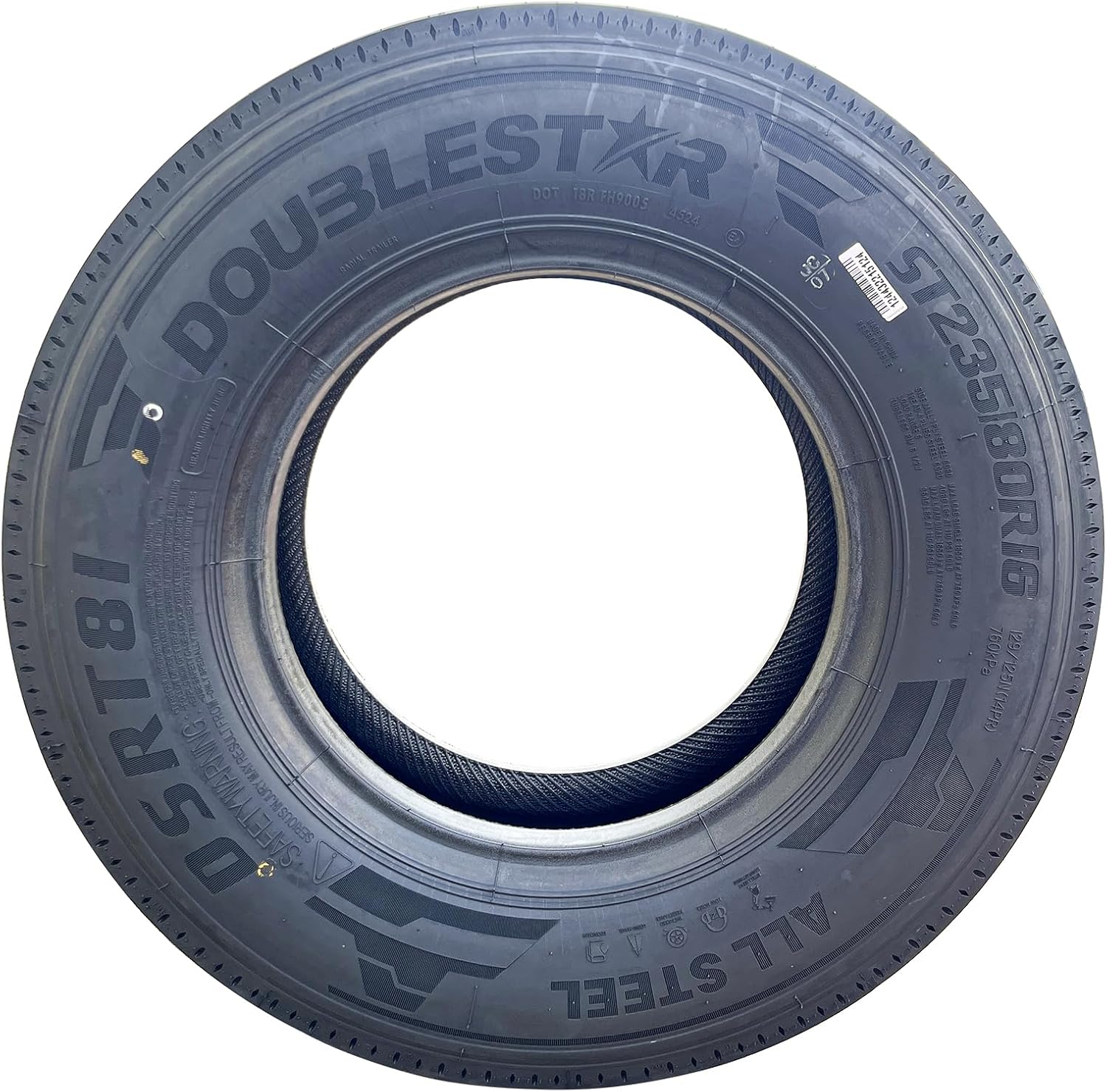 4x DSRT81 ST235/80R16 Trailer Tires 14-Ply Load Range G All-Season Heavy Duty
