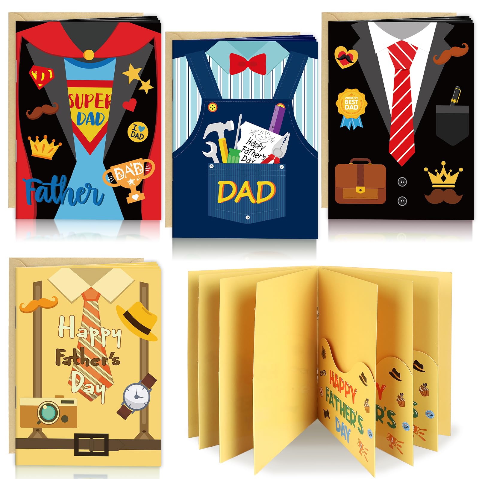 Cadeau surprise créatif de fête des pères Organiseur cartonné pour papa