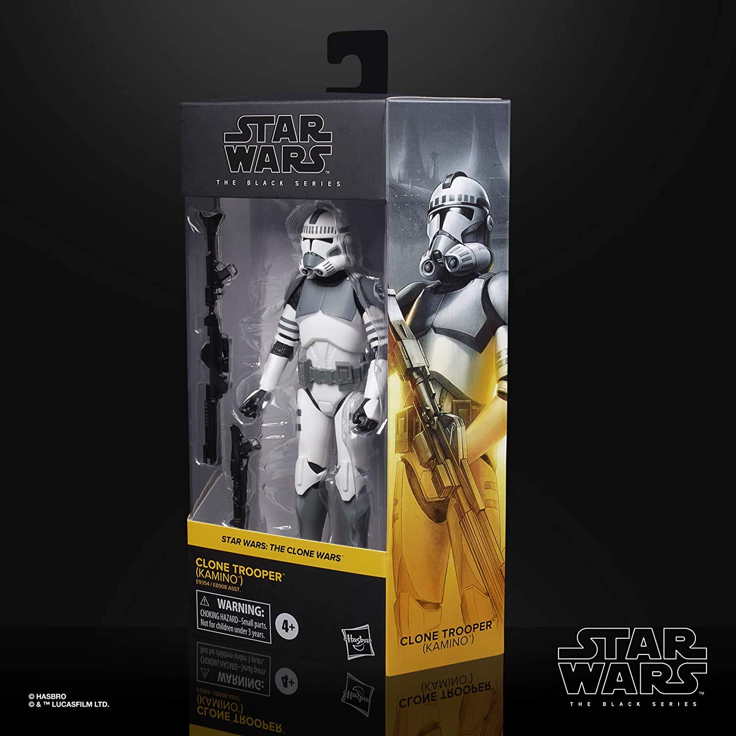 Star Wars The Black Series Clone Trooper (Kamino) Spielzeug 15,2 cm Maßstab The Clone Wars Sammelfigur für Kinder ab 4 Jahren