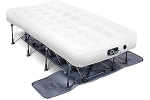 ivation EZ-Bed (Twin) Air Mattress with Frame & Rolling Case