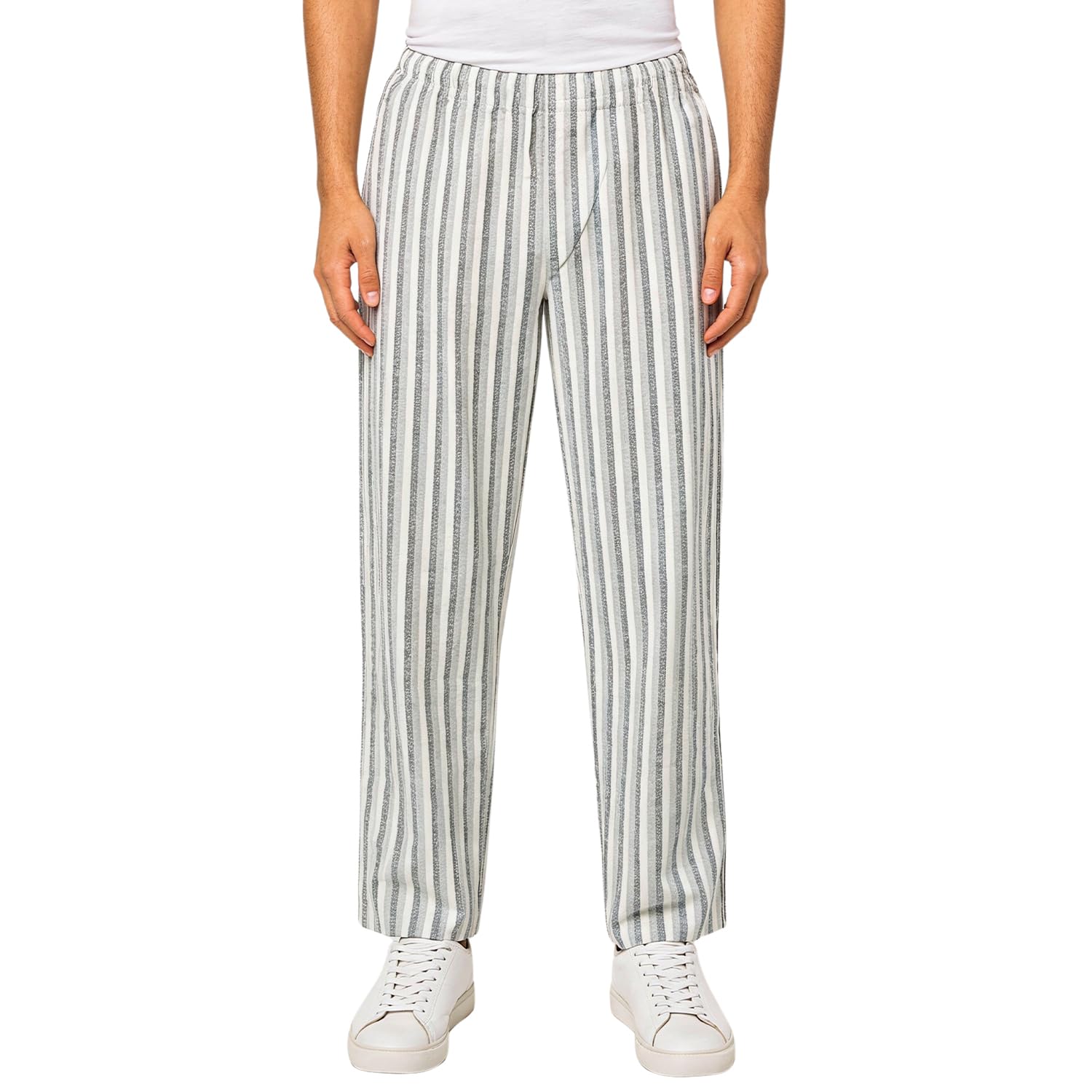 bonjour Men’s Super-Combed Cotton Printed Pyjamas | Regular Fit with Elasticated Waist and Drawstring |Comfortable Loungewear for Men-picture-14
