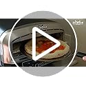 BIG HORN OUTDOORS Pizza Oven Indoor, 14 Inch Electric Countertop Pizza Oven with 6 Preset Modes, Perfect Pizza Maker Machine for Home, Pizza Cooker with Pizza Stone and Pizza Peel, Stainless Steel