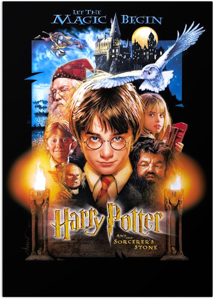 Amazon.com: Displate Metal Poster Harry Potter - Wizarding World