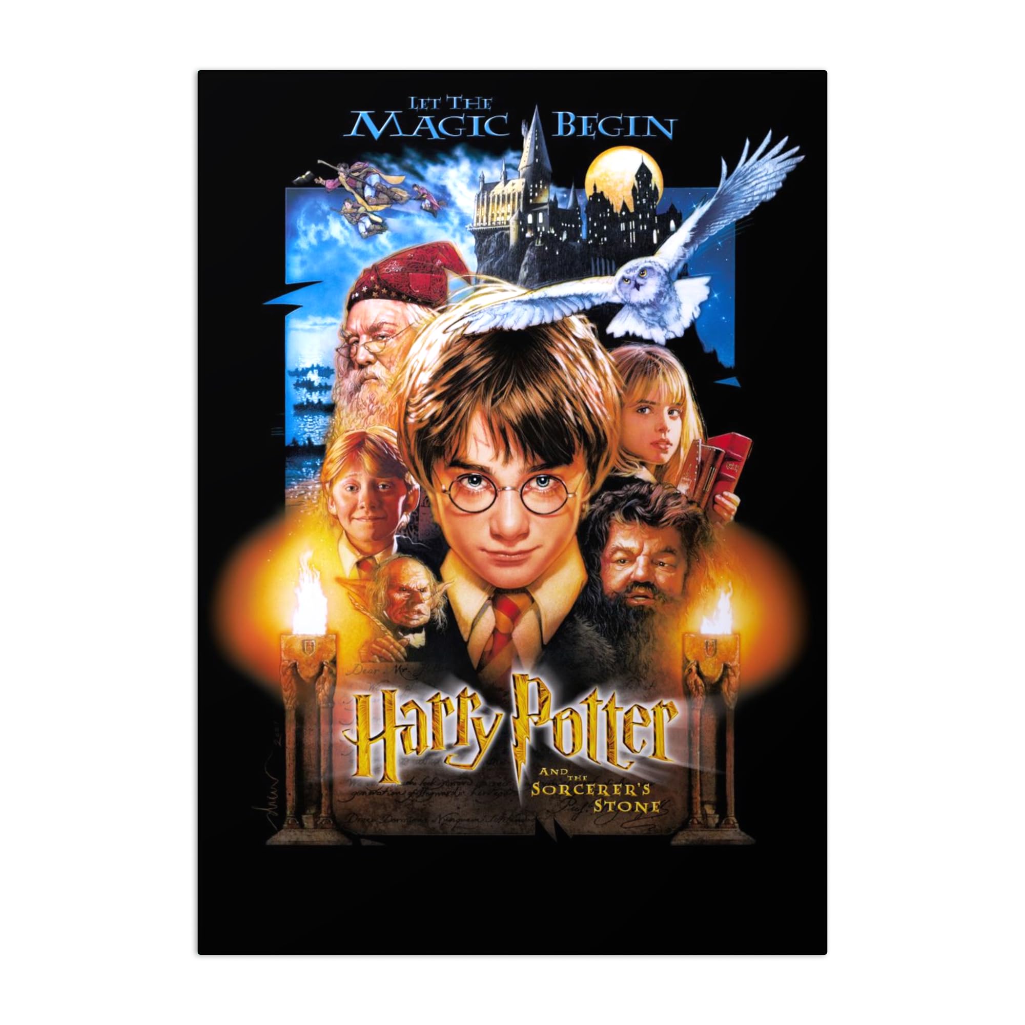 ハリー・ポッターDisplate Limited Edition ポスター Displate Limited Edition Metal Poster -Back to Hogwarts