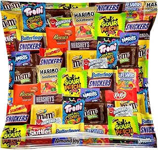Assorted Candy & Chocolate Variety Pack - Individually Wrapped Party Candy & Chocolate Assortment (64 Ounces)