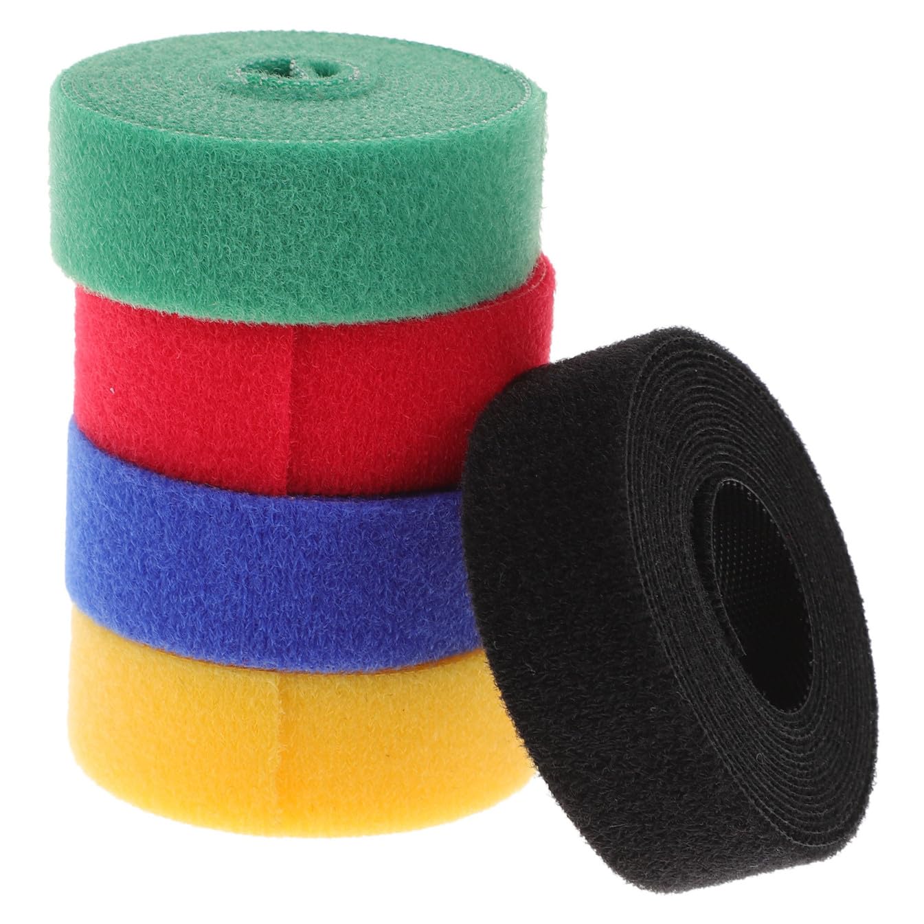 DOITOOL 4 Sätze Drahtbinderücken Tucking Belt Selbstklebend Kabelbinder Für Drinnen Lang Selbstklebender Kabelstreifen Kabel-klebeband-organizer Weiches Gummi 5 Rollen * 4