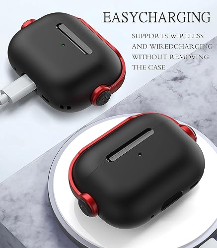 Miniatura 4 de Funda para AirPods Pro de 21 generación con cerradura, funda de montaje de música creativa compatible con AirPods Pro (20192022) funda rígida que