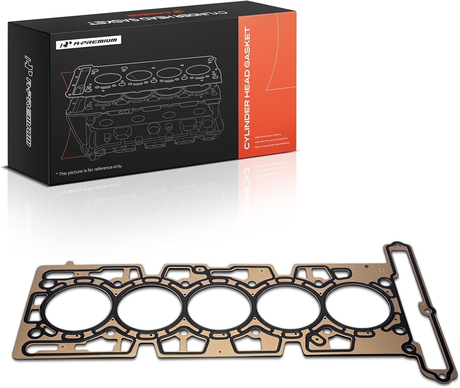 A-Premium L5 3.5L Engine Cylinder Head Gasket Compatible with Chevrolet Colorado 2004-2006 & GMC Canyon 2004-2006 & Isuzu i-350 i350 2006 & Hummer H3 2006, Multi-Layer Steel