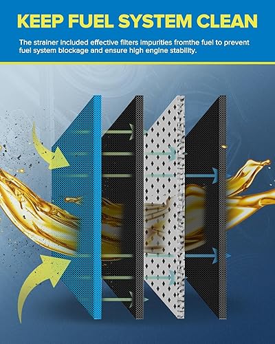 Miniatura 6 de PHILTOP Conjunto eléctrico de bomba de combustible FG1327 para Fiesta 2011-2013, Focus 2009-2011, P76462M, 9S4Z9H307A, SP2115M, E2525M, SP2517M,