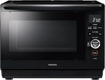 Toshiba   Steam Oven Range with Stone Oven Dome 26L ER-YD80K White 250  1-Tier Cooking Flat Table Microwave Infrared Sensor Non-Fry Cooking Easy Maintenance Compact New Life Single Living Couple