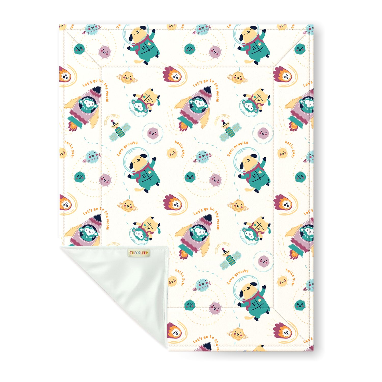 Baby Diaper Changing Mat 65 x 45 cm (0–3 Months) | Soft Cotton Changing Sheet for Newborns | Portable, Washable & Travel-Friendly | Our Mission-picture-15