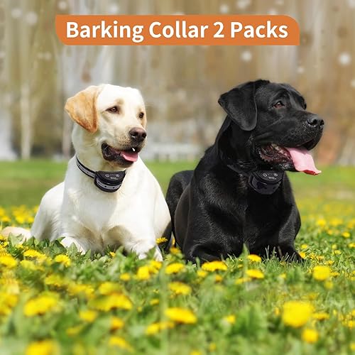 Miniatura 9 de PetJoy Collar antiladridos para perros, collares automáticos para ladridos, paquete de 2, collar antiladridos, collares antiladridos para perros