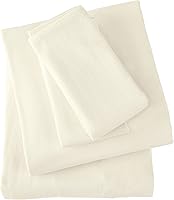 Vista 6 de Market & Place 100% Turkish Cotton Flannel Sheet Set 4 Piece Deep Pocket Solid Cozy Winter Bed Sheets Double Brushed for Extra Softness &