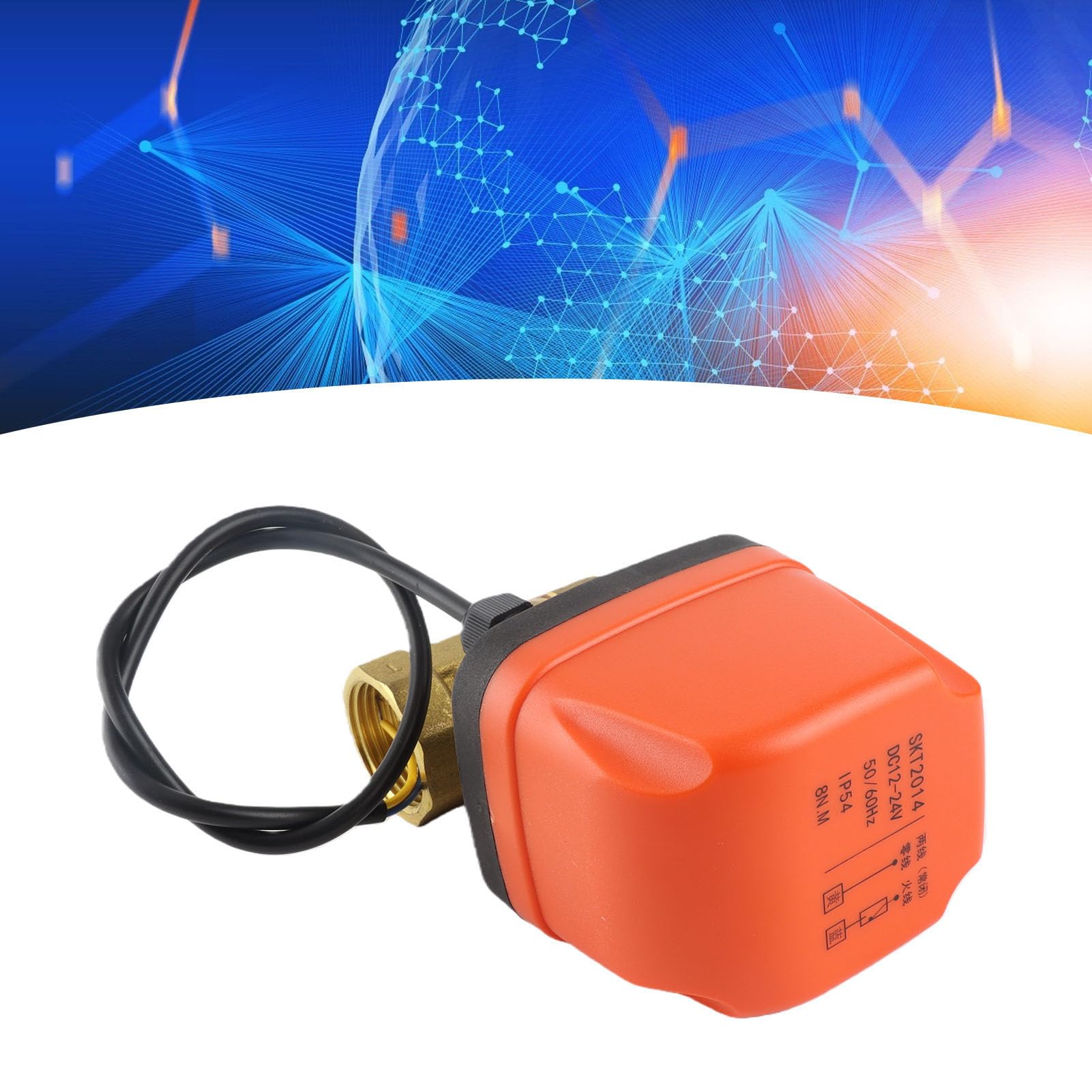 Zawór Kulowy 2-drogowy, Mosiężny Zawór Elektryczny DN25
