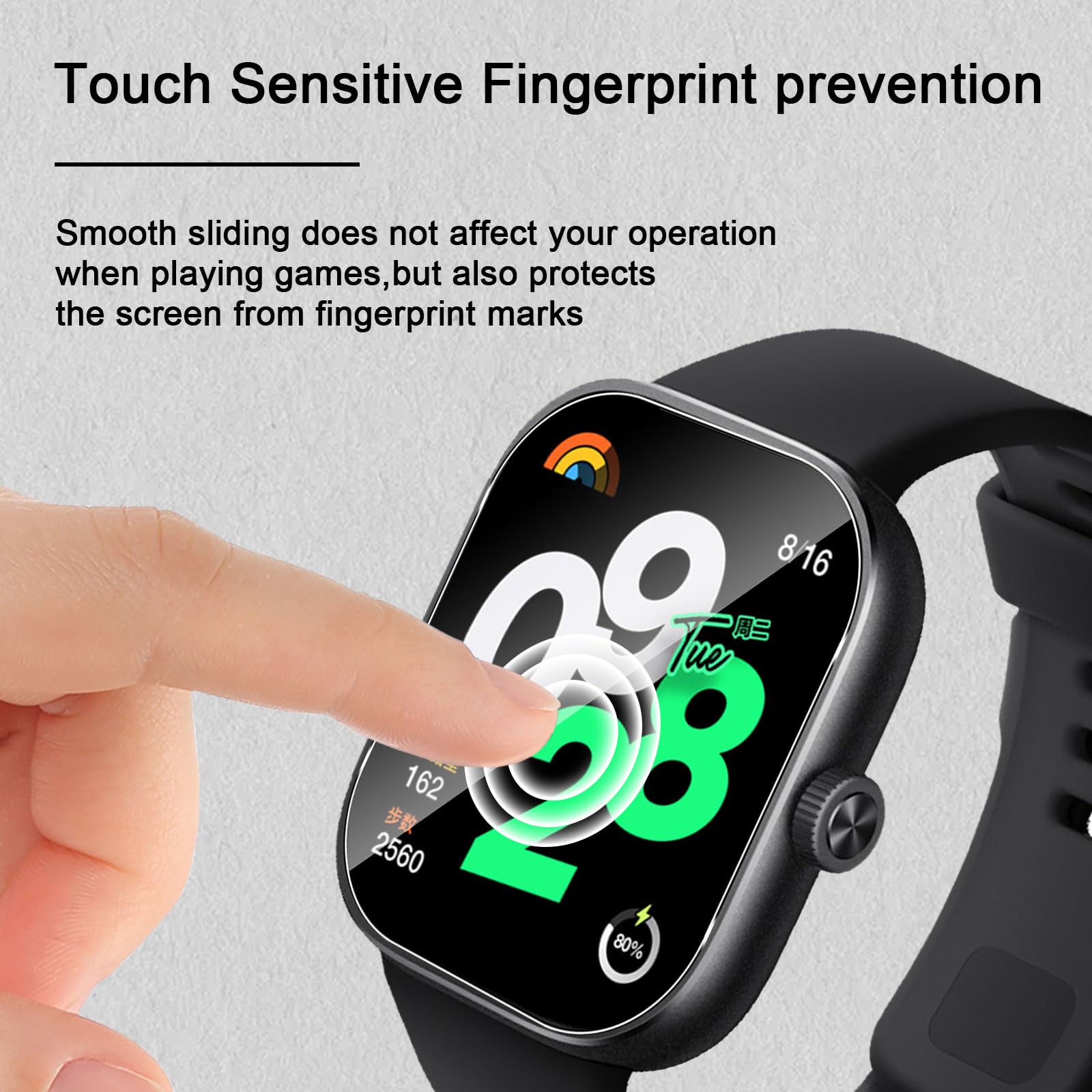 VETRO TEMPERATO WIGENTO Pellicola Protettiva per OnePlus Watch 3 46mm | Antigraffio, Anti-impronte - Facile