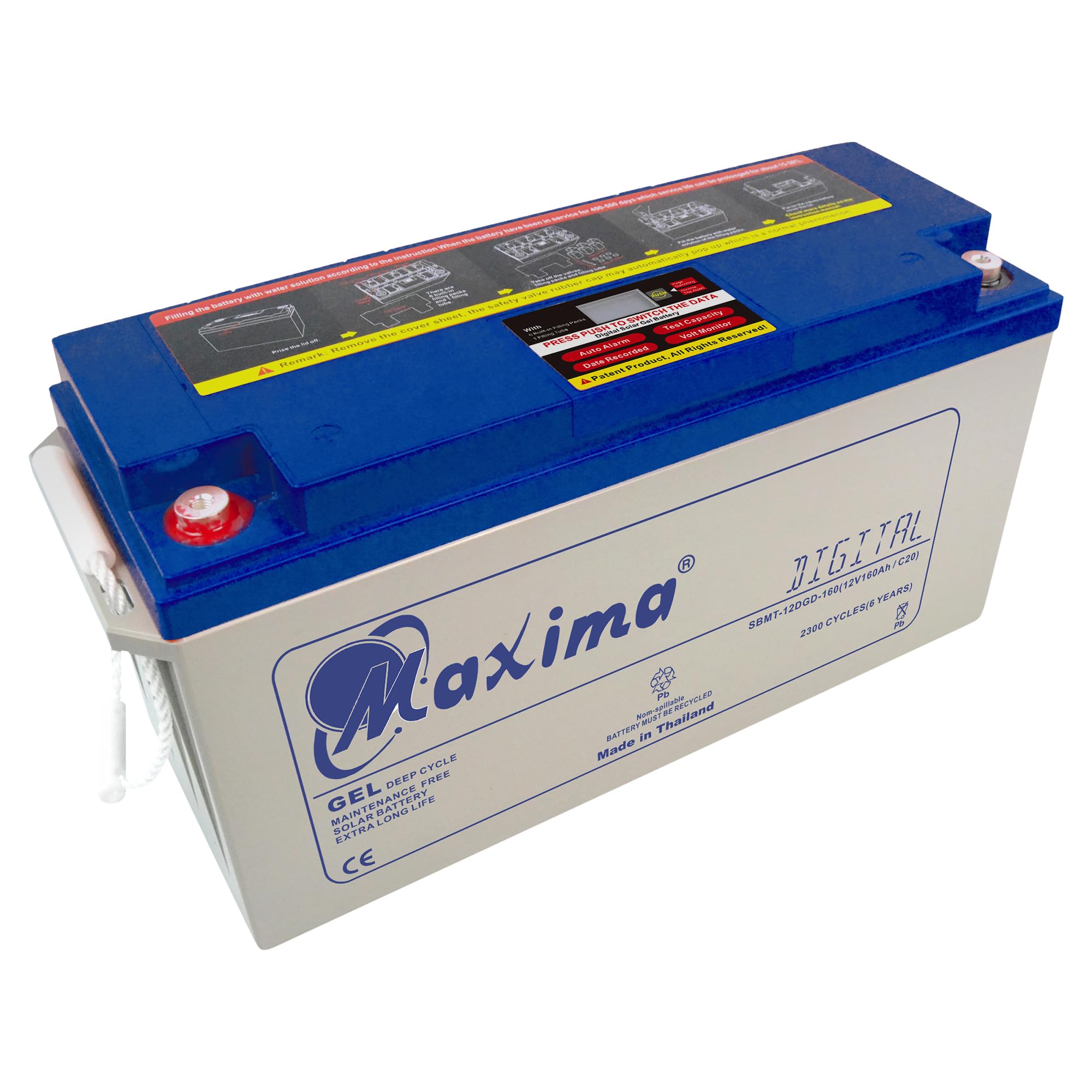 Buy Solar Digital Gel Battery, Digital Gel Battery 160Ah, Rechargable
