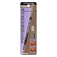 Vista 18 de Maybelline Express Brow - Lápiz de cejas ultra delgado con punta de precisión y carrete para cejas definidas, marrón suave, 1 unidad