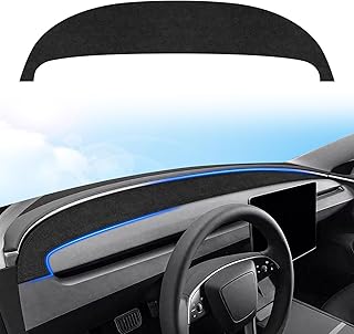 Dashboard Cover for Tesla Model Y Juniper 2025-2026,Flannel Dashboard Pad Dash Mat Compatible with New Tesla Model Y Juniper Dashboard Decorative Interior Auto Accessories