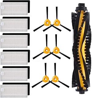 Accessories Kit for Deebot N79 N79S DN620 DN621 DN622 Robot Vacuum Cleaner Replacement Parts Pack of Main Brush, Hepa Filter, Side Brush