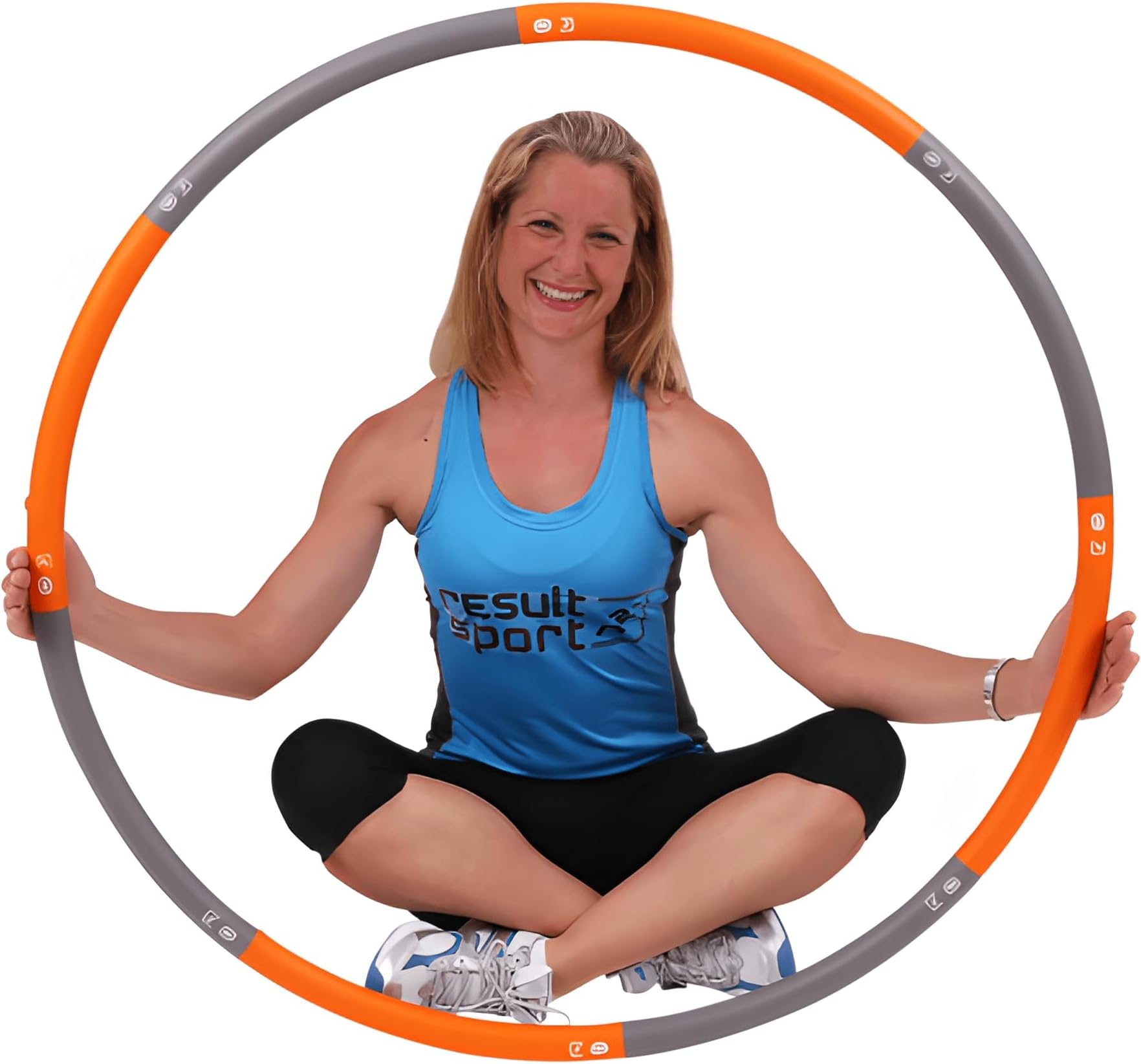 – UK - The Original Weighted Hula Hoop Foam Padded Fitness Exercise Hoop 100cm extra wide