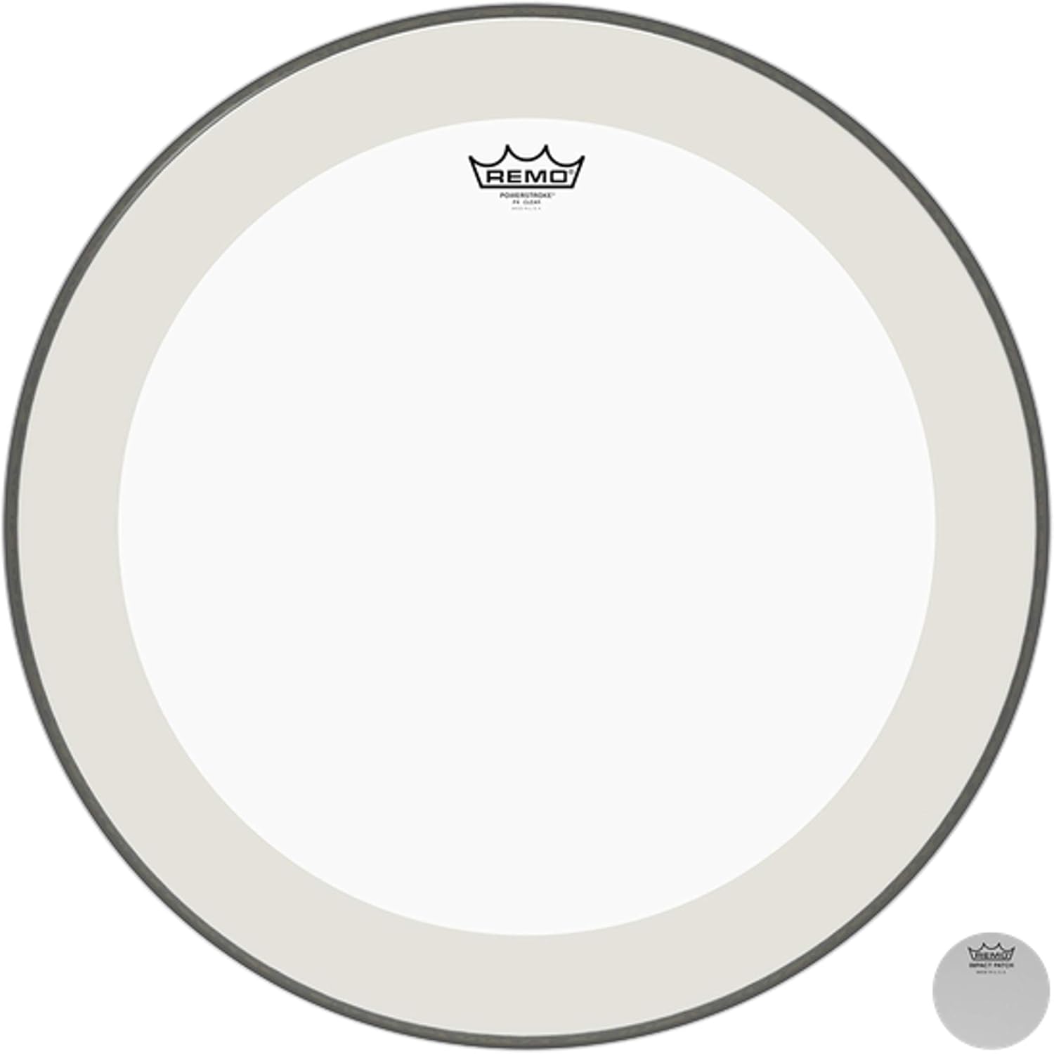 Remo Powerstroke P4 Clear Bass Drumhead, 20"