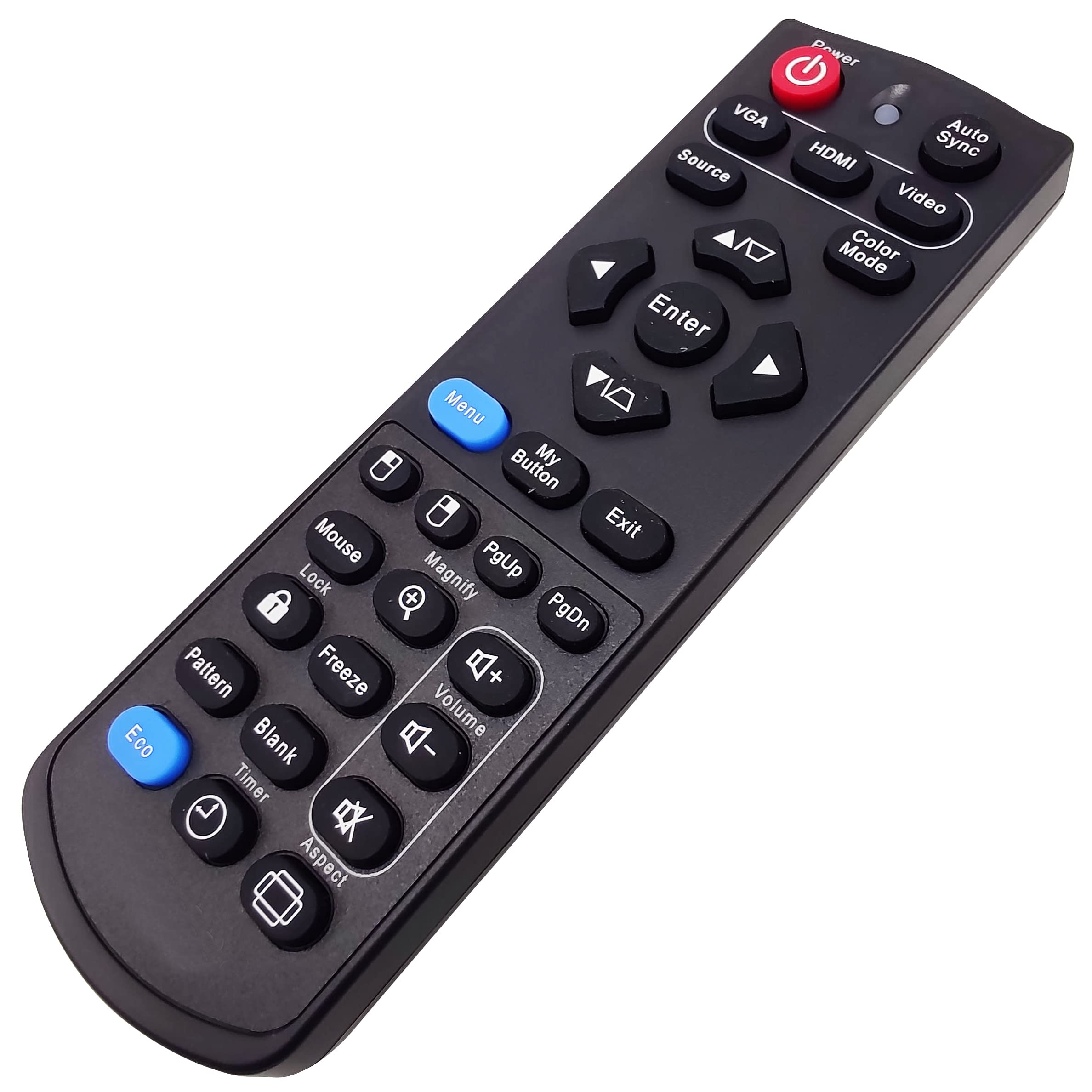 Telecomando Sostitutivo Per Proiettori Vivitek – Modello 5041818400 – Compatibile Con D5000, D5180HD, D5280U E Molti Altri