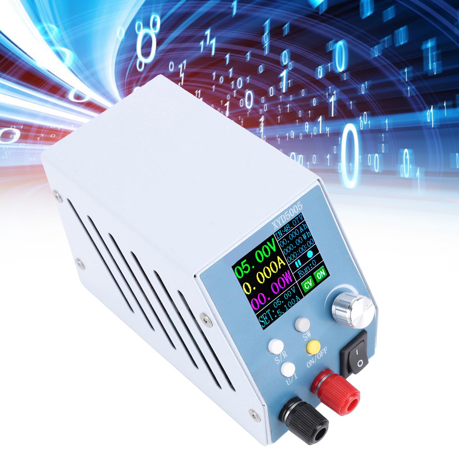 Changor Fuente de Alimentación Regulada DC Ajustable 250W con Pantalla Digital para Proyectos de Laboratorio Material ABS 1 Unidad