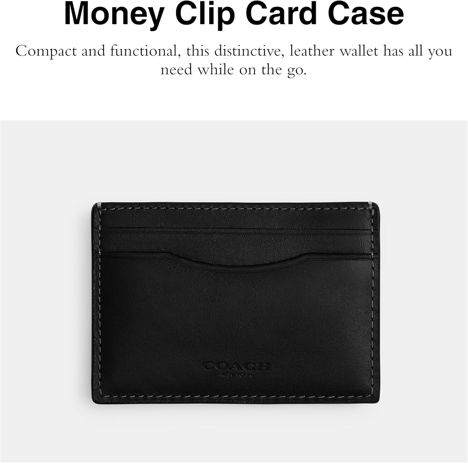 COACH Mens, Money Clip Card Case - Image 2