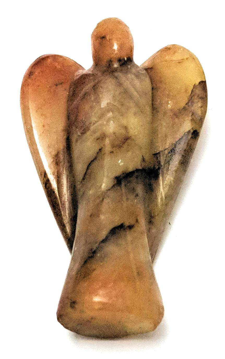 GemsGalleryNatural Crystal Carnelian Angel