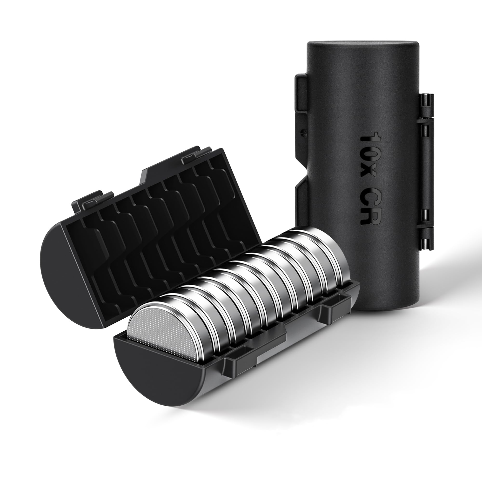 KIWIFOTOS Knopfzellen Batterie Organizer für 10x CR2016 Batterie CR2025 CR2032 CR2320 CR2325 CR2330 CR2335 CR2354 CR2412 CR2430 & CR2450 Elektronik & Foto