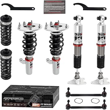 FAPO PF Coilovers for BMW F20 F21 F22 F23 2015-2021, for BMW F30 F31 F32 F33 F36 2016-20185blots, 32-way Damper Height Adjustable Mono-Tube Lowering Suspension Strut Kits