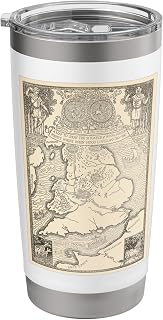 Robin Hood Map of England (1912) Stainless Steel Insulated Tumbler