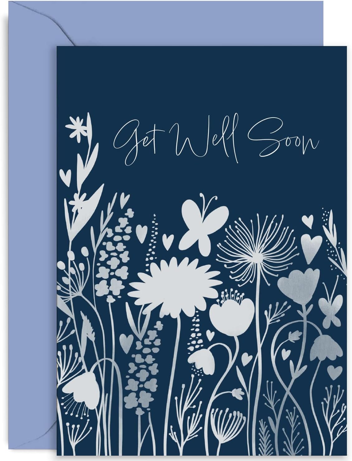 Old English Co. Get Well Soon Card For Her Butterfly