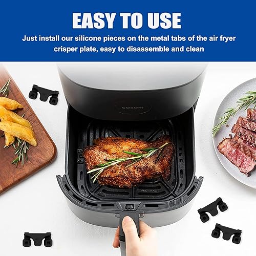 Miniatura 5 de Parachoques de goma para freidora de aire, 4 piezas de repuesto para freidora de aire para olla instantánea Gourmia Cosori y otras freidoras de