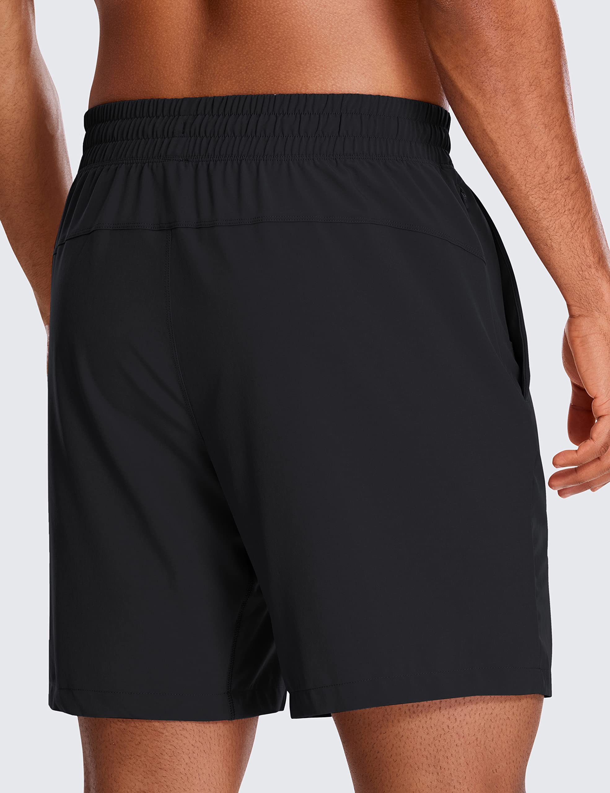 CRZ YOGA Short de Course 2‑en‑1 13/18/23 cm | Léger, Sèche Rapidement, Entraînement, Poches, pour Hommes