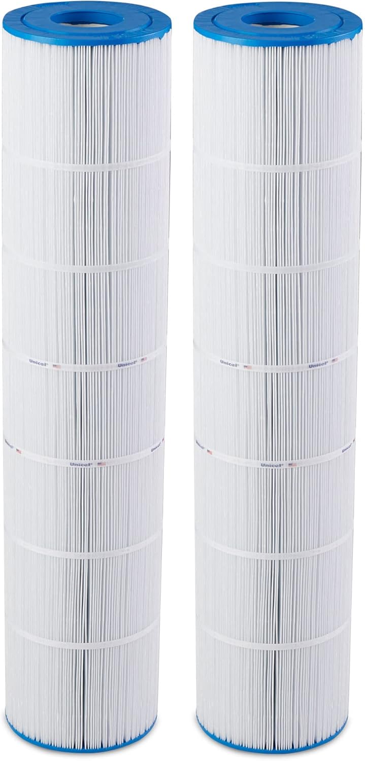 Unicel C-7490 Reemay Polyester 176 Pleat Count Replacement Filter Cartridge for Above Ground Swimming Pools, Hot Tubs, and Spas (2 Pack)