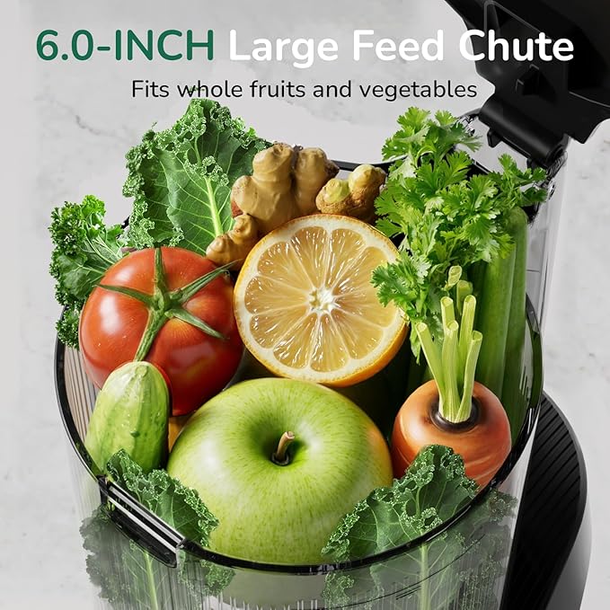 Extractor Jugos Prensado Frío Boca Ancha 3 en 1 250W miniatura 4