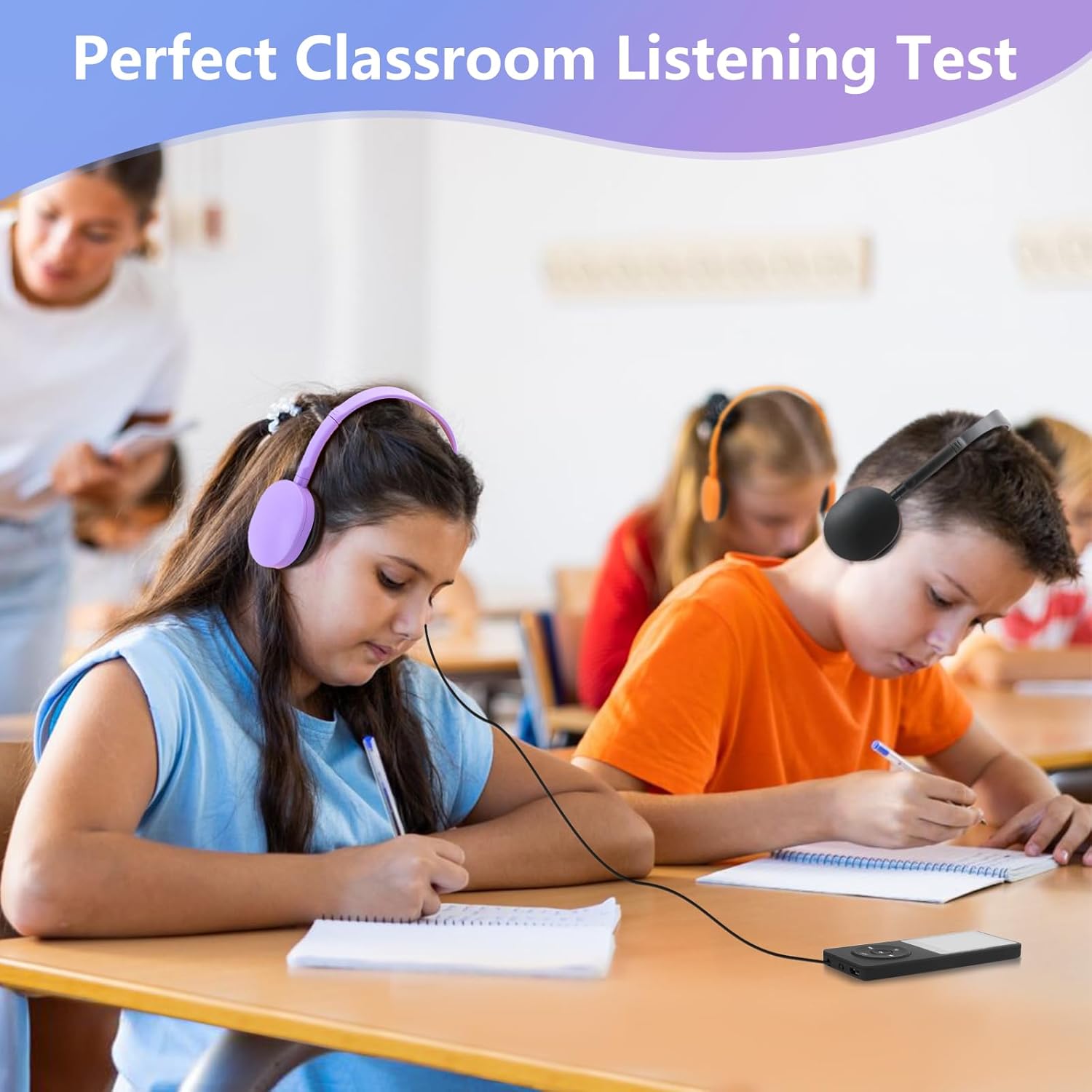 30 Pack Kids Headphones Bulk for School, Multi Color Wired Kids Classroom Headphones Adjustable with 3.5 mm Jack for School Library Students Children Teens and Adult - Image 5